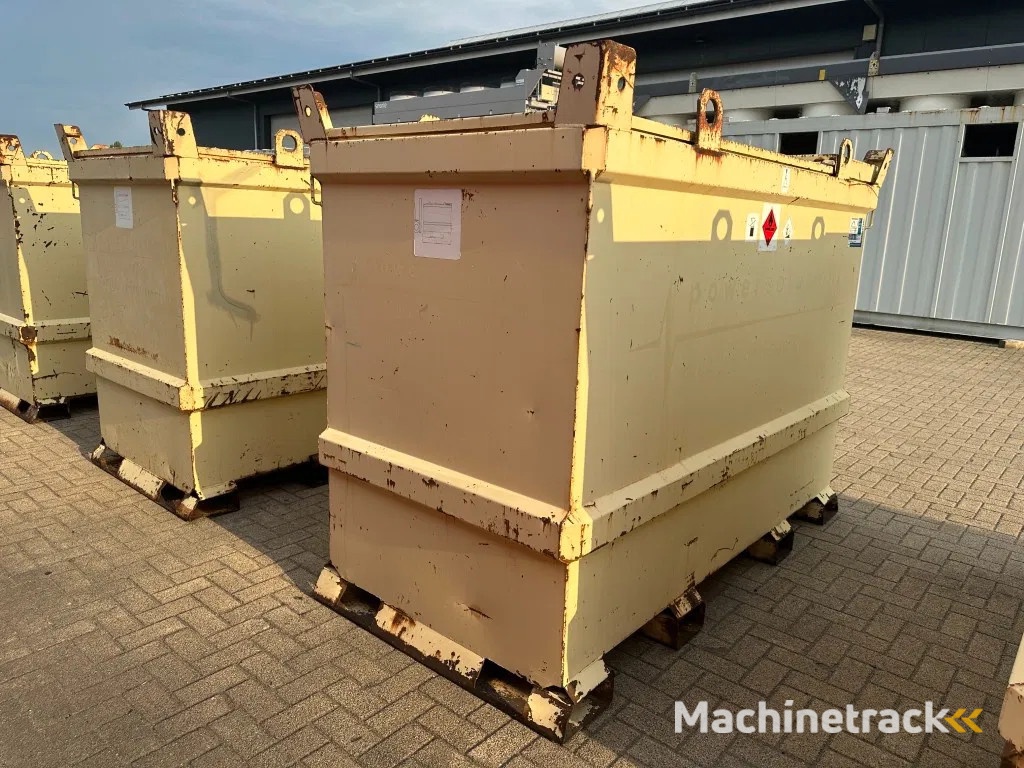 Tolsma Kiwa IBC 3000 liter Dieseltank Milieutank