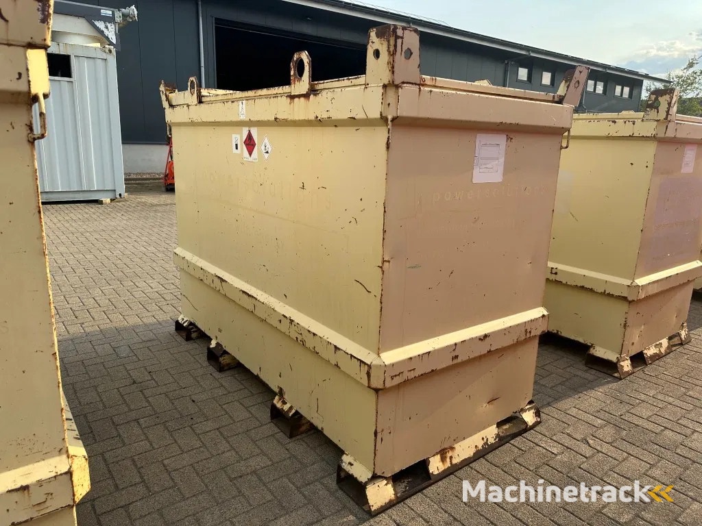 Tolsma Kiwa IBC 3000 liter Dieseltank Milieutank