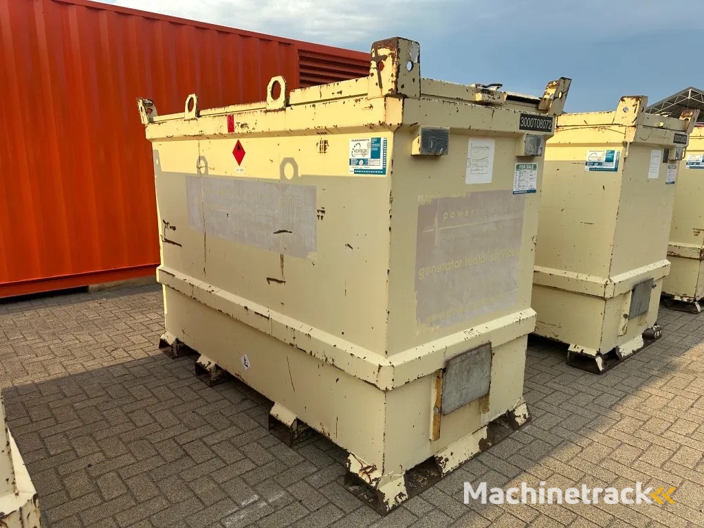 Tolsma Kiwa IBC 3000 liter Dieseltank Milieutank