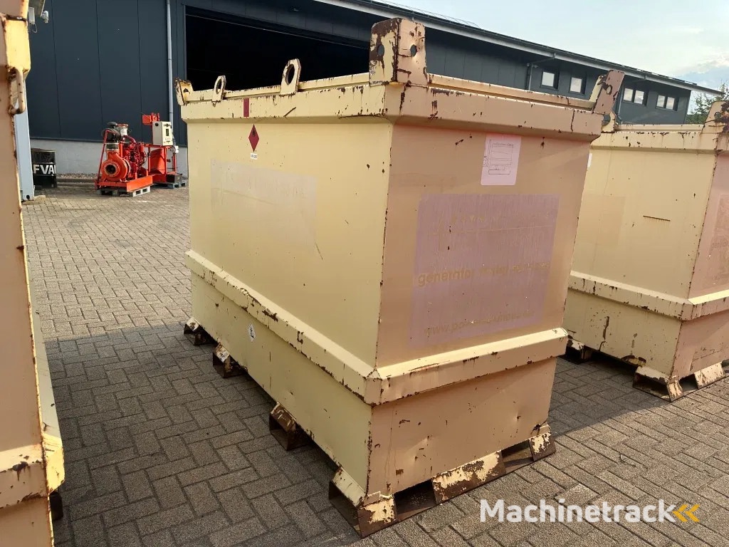 Tolsma Kiwa IBC 3000 liter Dieseltank Milieutank