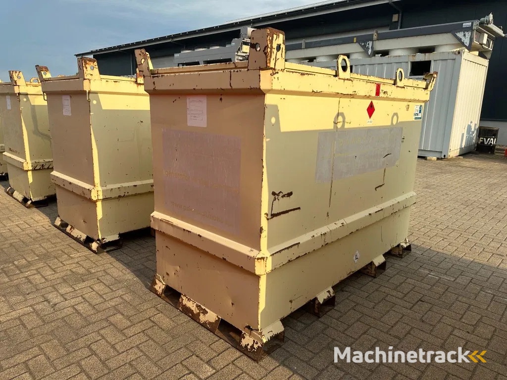 Tolsma Kiwa IBC 3000 liter Dieseltank Milieutank