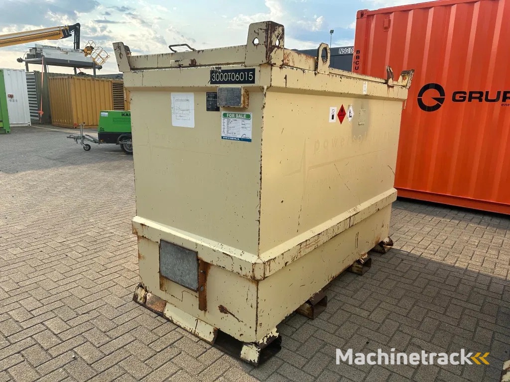 Tolsma Kiwa IBC 3000 liter Dieseltank Milieutank