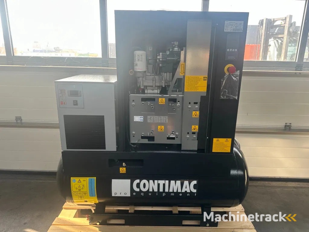 Contimac NS CN 10S 270D 7.5 kW 965 L / min 10 Bar Elektrische Schroefcompressor met Droger en Ketel