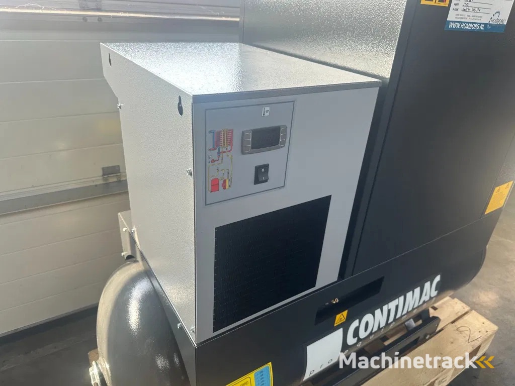 Contimac NS CN 10S 270D 7.5 kW 965 L / min 10 Bar Elektrische Schroefcompressor met Droger en Ketel
