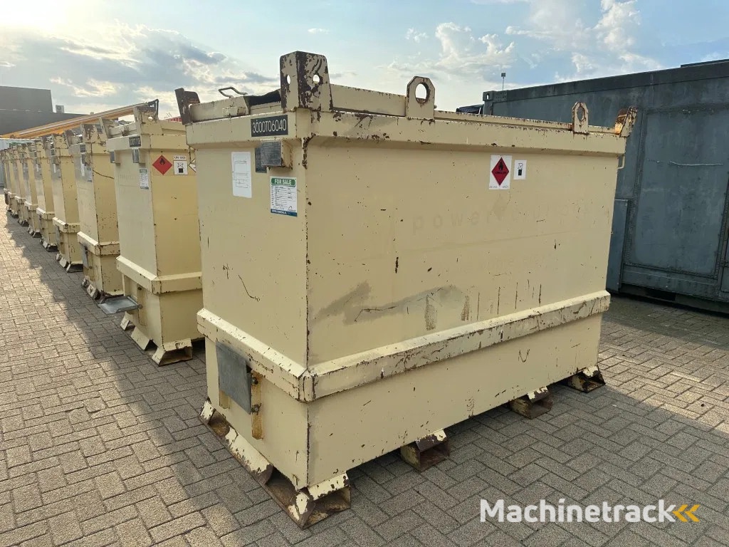 Tolsma Kiwa IBC 3000 liter Dieseltank Milieutank