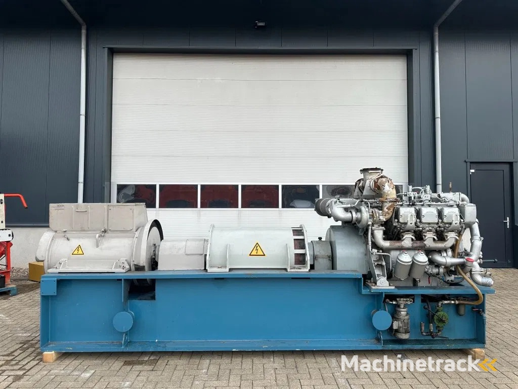 MTU 6V 331 No Break 200 kVA noodstroom generatorset as New !