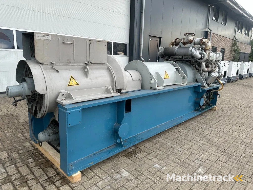 MTU 6V 331 No Break 200 kVA noodstroom generatorset as New !