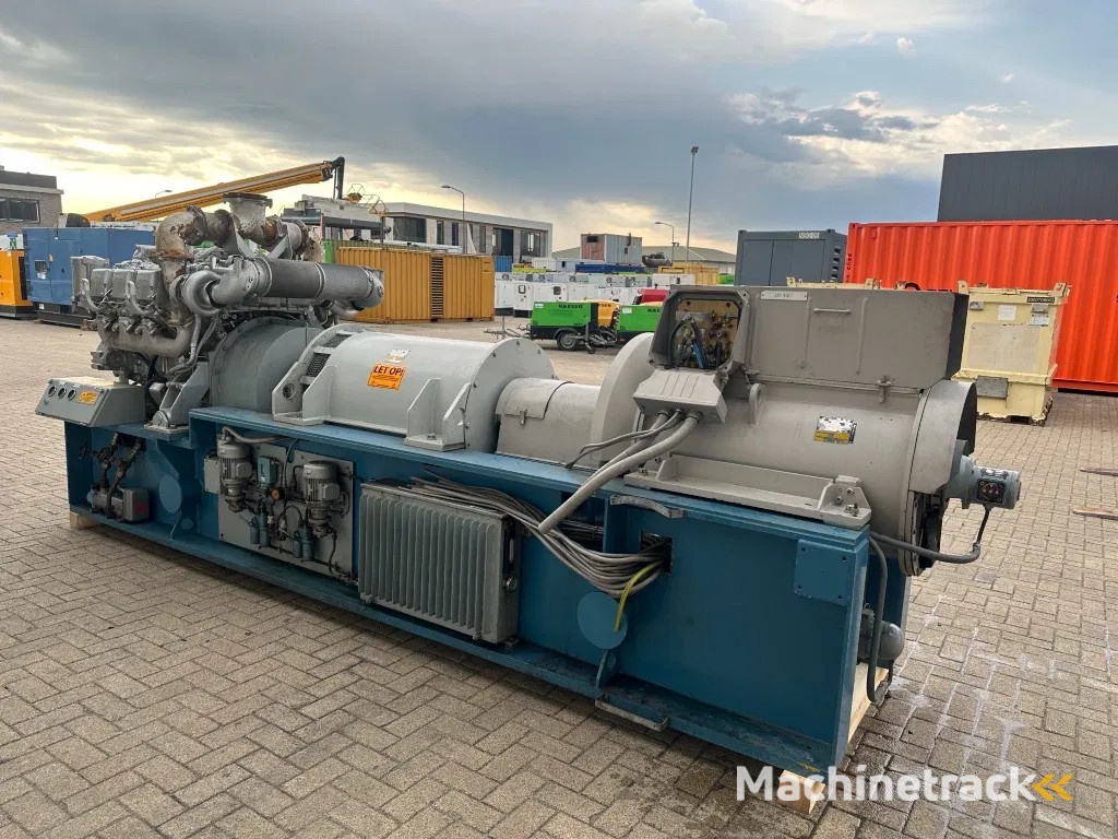 MTU 6V 331 No Break 200 kVA noodstroom generatorset as New !