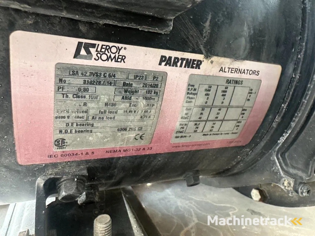 Iveco FPT F32 AM1A Leroy Somer 32 kVA Silent generatorset 297 hours !