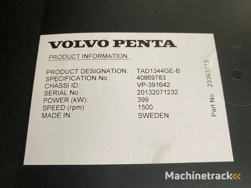 Volvo TAD 1344 GE Stamford 450 kVA Supersilent generatorset New !