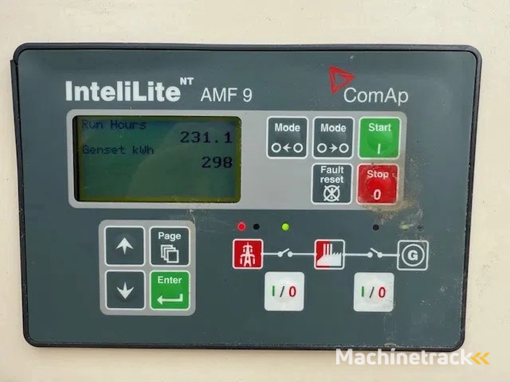 Perkins 1103A-33G 33 kVA Silent generatorset as New ! 231 hours !