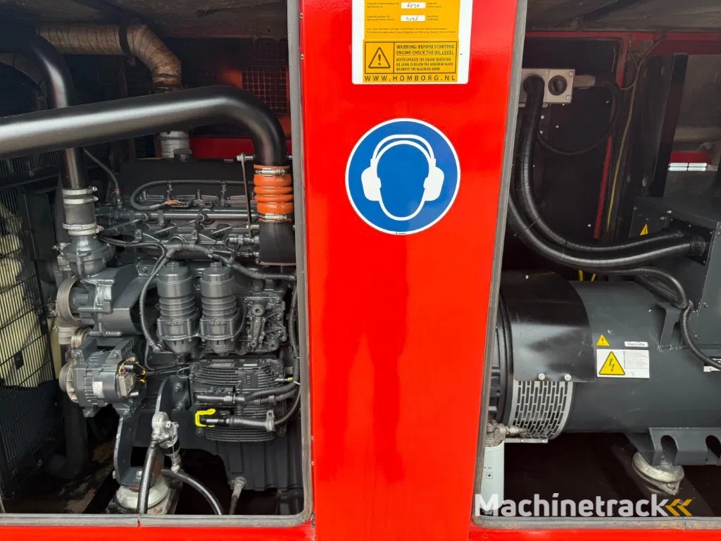 MTU 6R1600 G10F Himoinsa Mecc Alte Spa 330 kVA Silent generatorset