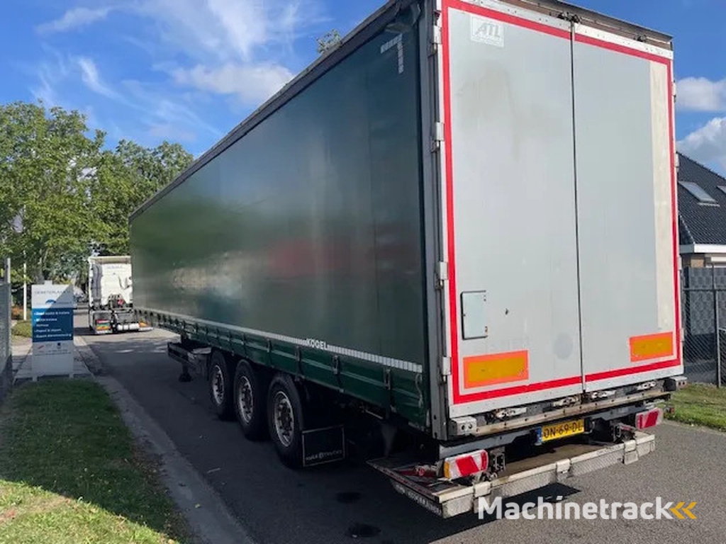 Kögel schuifzeil schuifdak DHollandia 2 ton lift