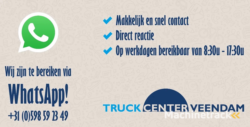 Kögel schuifzeil schuifdak DHollandia 2 ton lift