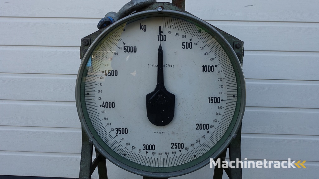 Sabroe hangweegschaal tot 5000 kg