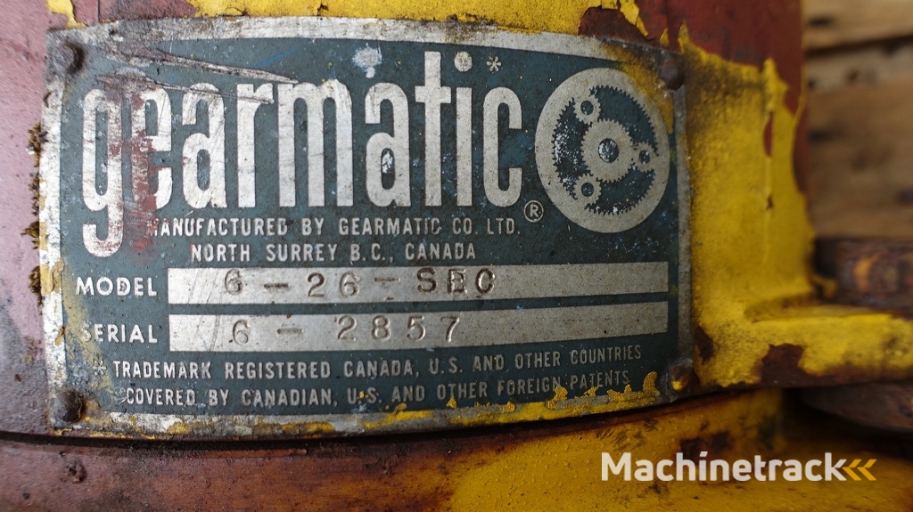 Gearmatic hydraulische lier 6-26 SEC