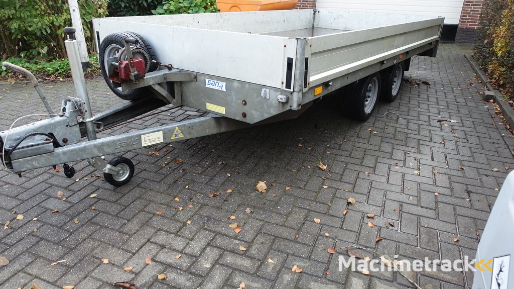 Saris P 406x204 2700 Kg met oprijplanken