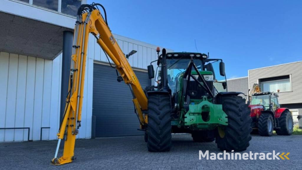 John Deere 6r.230 + Herder MBK512LSH maaiarm 6 R