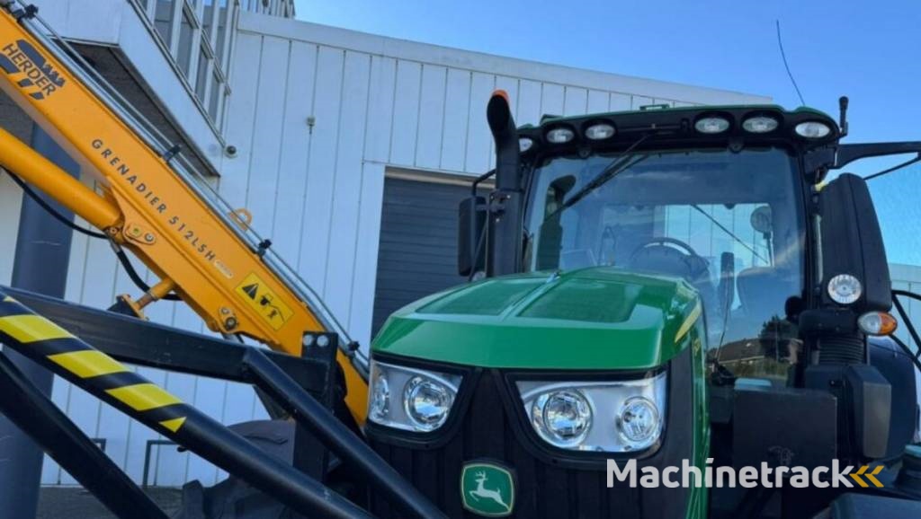 John Deere 6r.230 + Herder MBK512LSH maaiarm 6 R