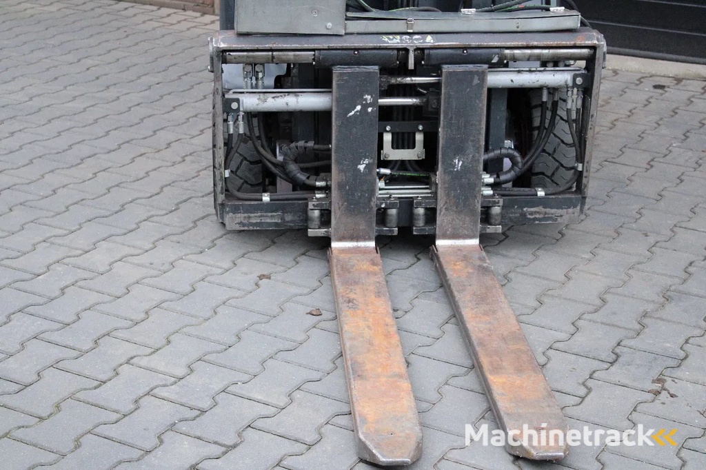 Linde E16 heftruck elektrische triplex sideshift lepelverstelling