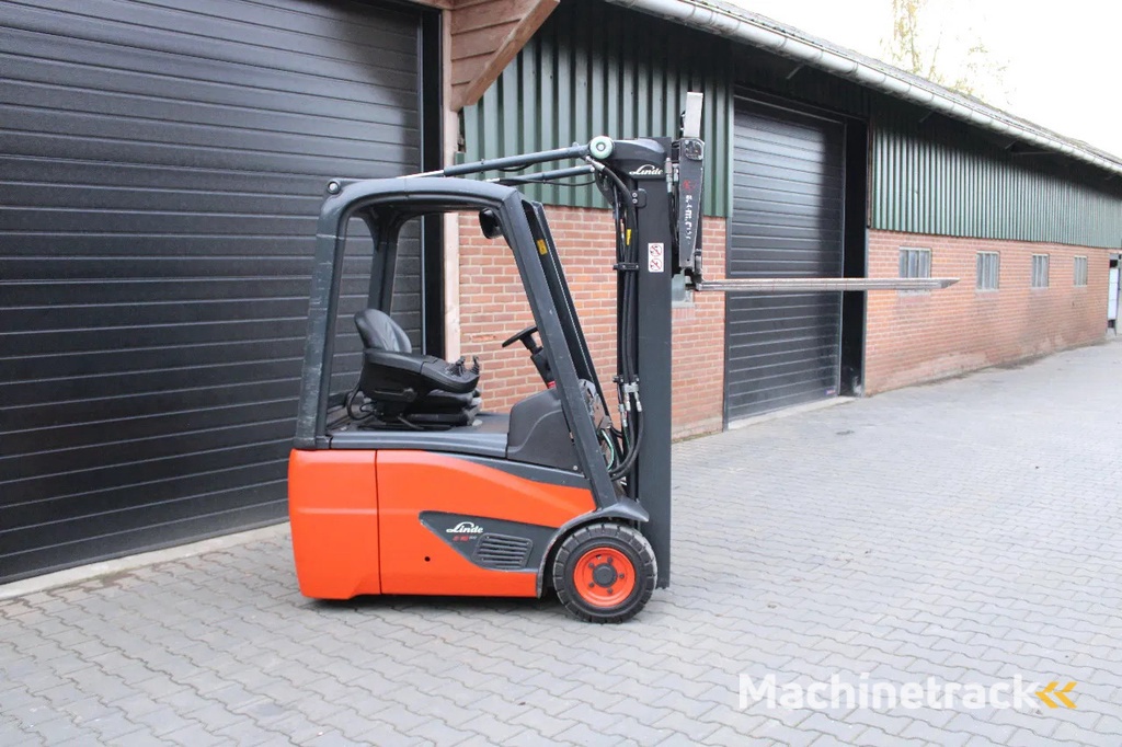 Linde E16 heftruck elektrische triplex sideshift lepelverstelling