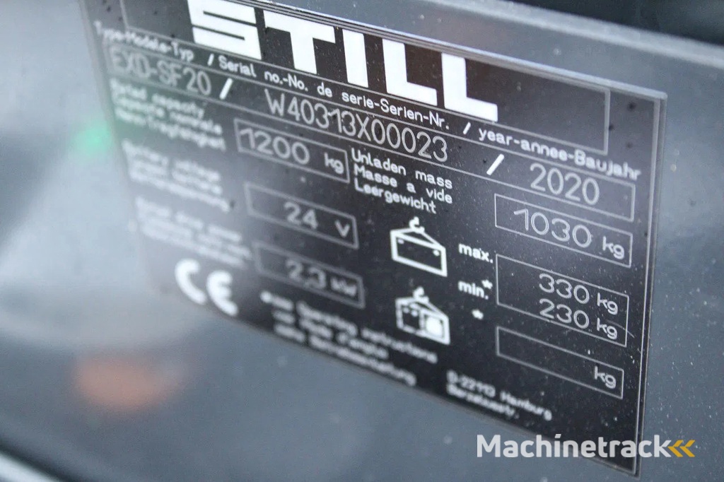 Still EXD-SF20 stapelaar elektrische bj2020