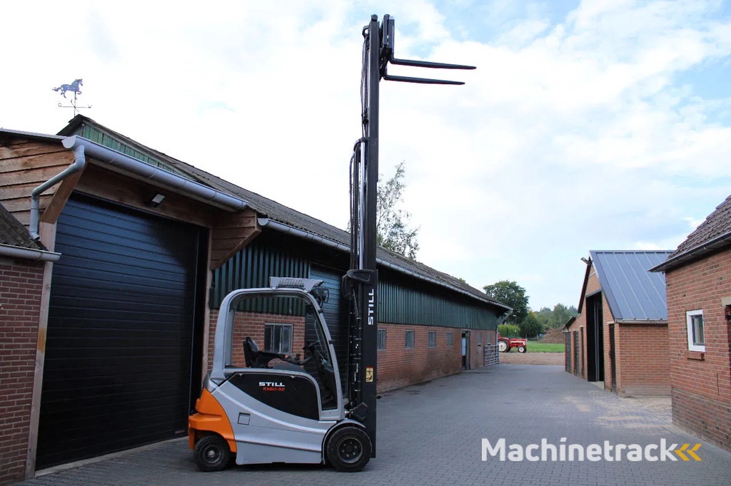 Still RX60 30 heftruck elektrische triplex lepelverstelling sideshift