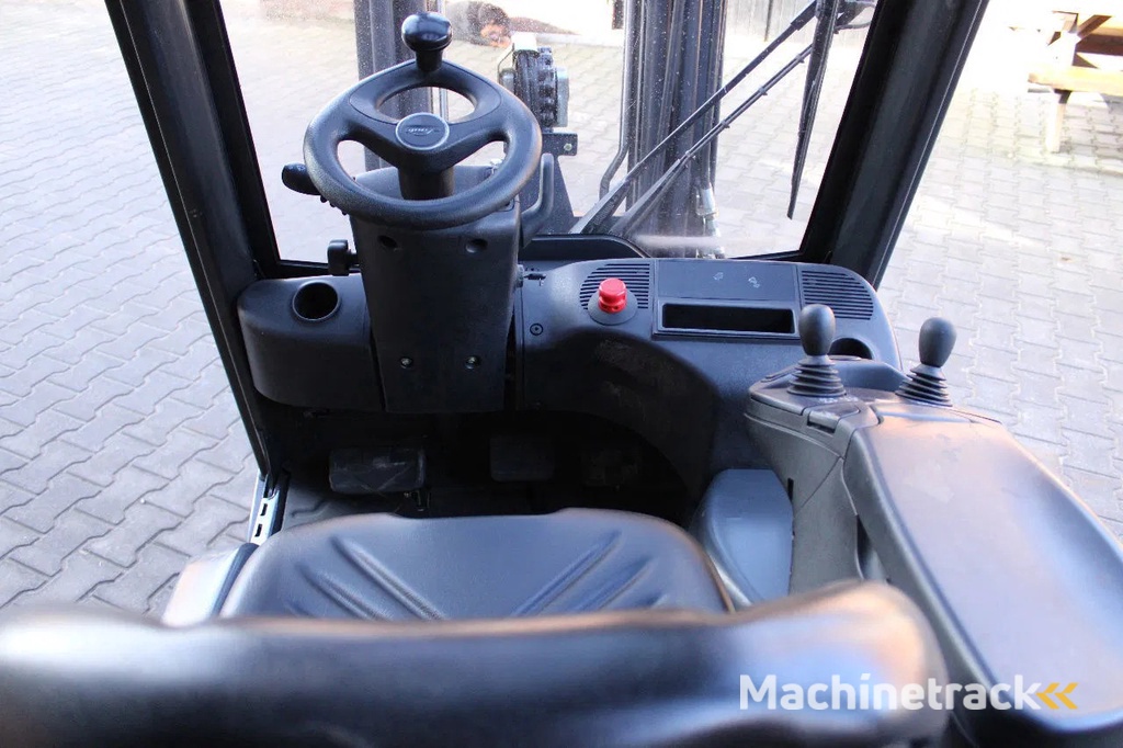 Linde E16 heftruck elektrische triplex freelift sideshift