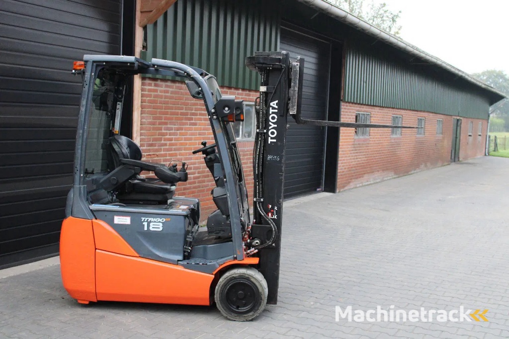 Toyota 8fbekt18 heftruck elektrische triplex sideshift 6498 uur