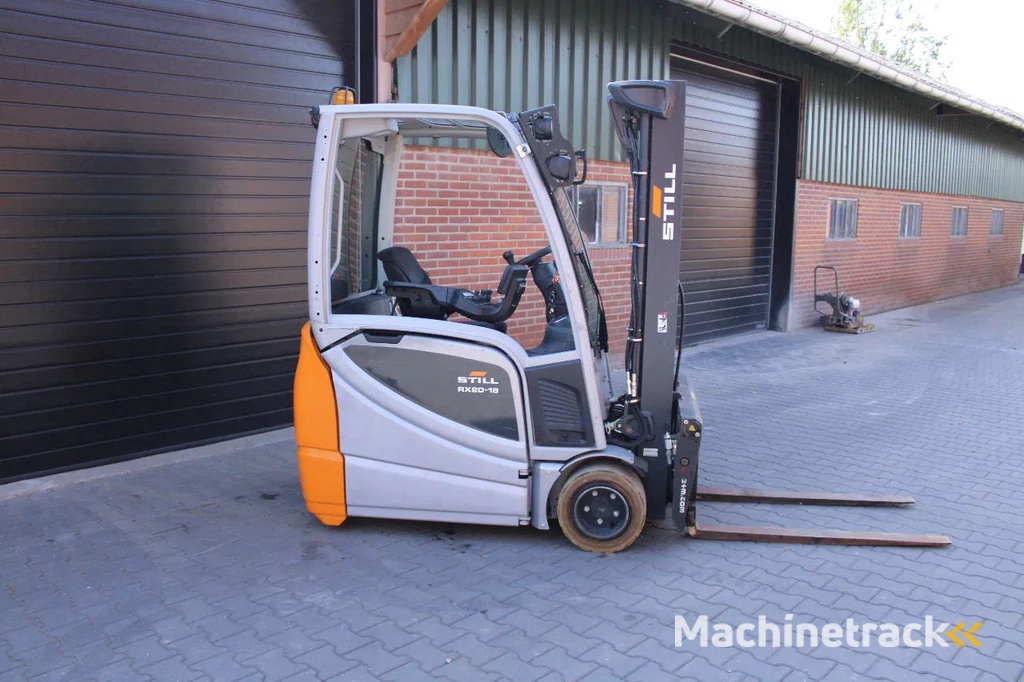 Still RX20 18 heftruck elektrische triplex sideshift lepelverstelling