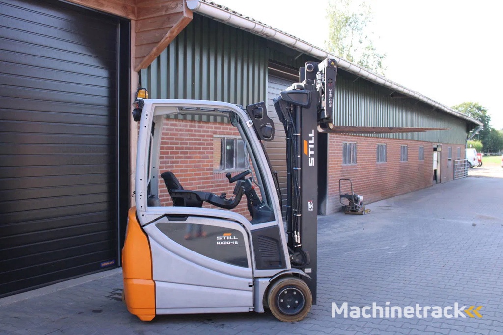 Still RX20 18 heftruck elektrische triplex sideshift lepelverstelling