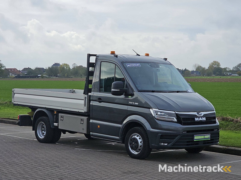 M.A.N. TGE 5.180 open-laadbak led ac!