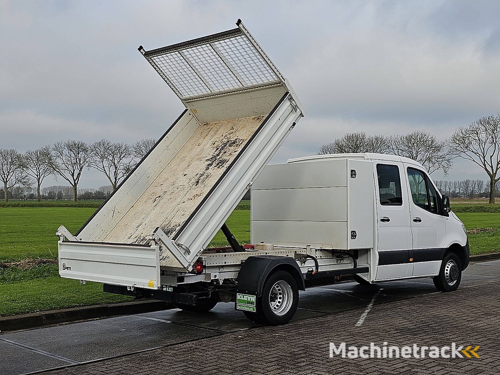 MERCEDES-BENZ SPRINTER 514 dub.cab kipper kist!