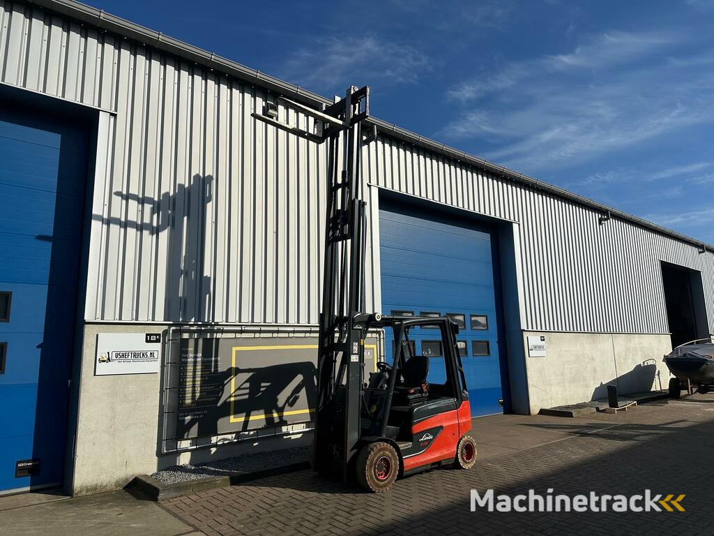 VS-22049 Elektrische triplex ATEX heftruck Linde E25 BJ2015