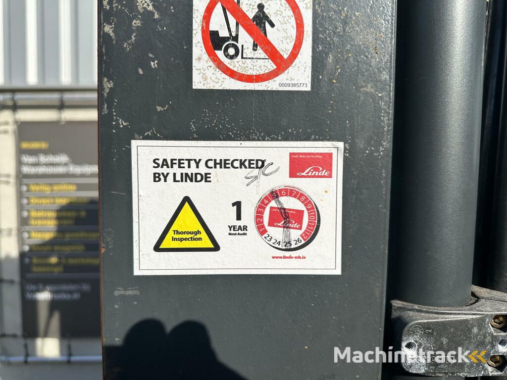 VS-22049 Elektrische triplex ATEX heftruck Linde E25 BJ2015