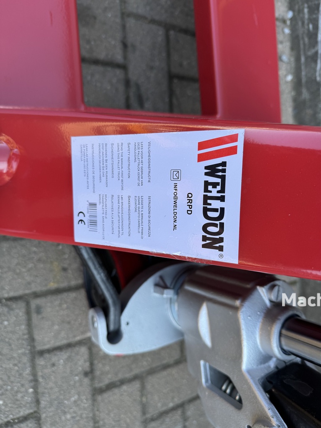 VS-22072 Handpalletwagen 2.500 kg Weldon NIEUW