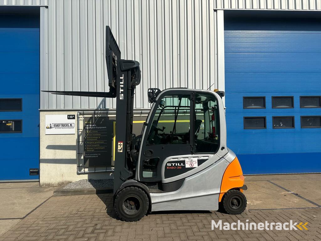 VS-22140 Elektrische triplex heftruck Still RX60-35 Vorkenspreider