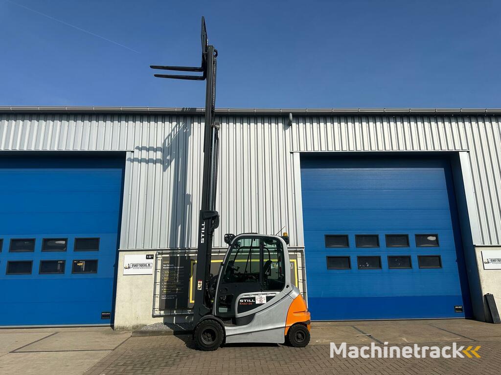 VS-22140 Elektrische triplex heftruck Still RX60-35 Vorkenspreider