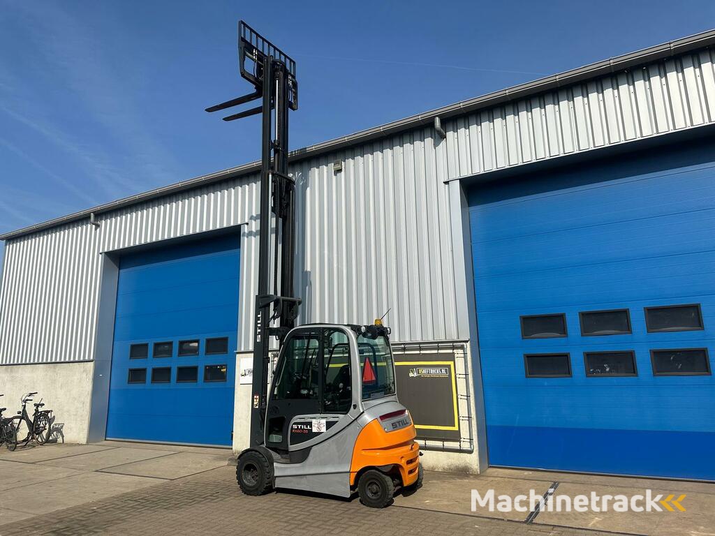 VS-22140 Elektrische triplex heftruck Still RX60-35 Vorkenspreider