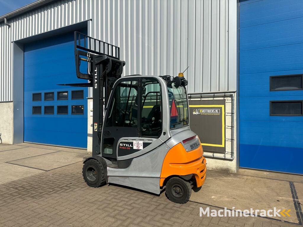 VS-22140 Elektrische triplex heftruck Still RX60-35 Vorkenspreider