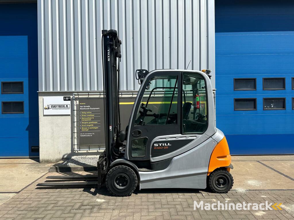 VS-22106 Elektrische Duplex heftruck Still RX60-25 Vorkenspreider