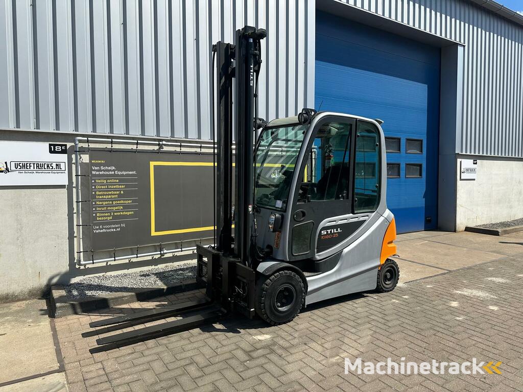 VS-22106 Elektrische Duplex heftruck Still RX60-25 Vorkenspreider