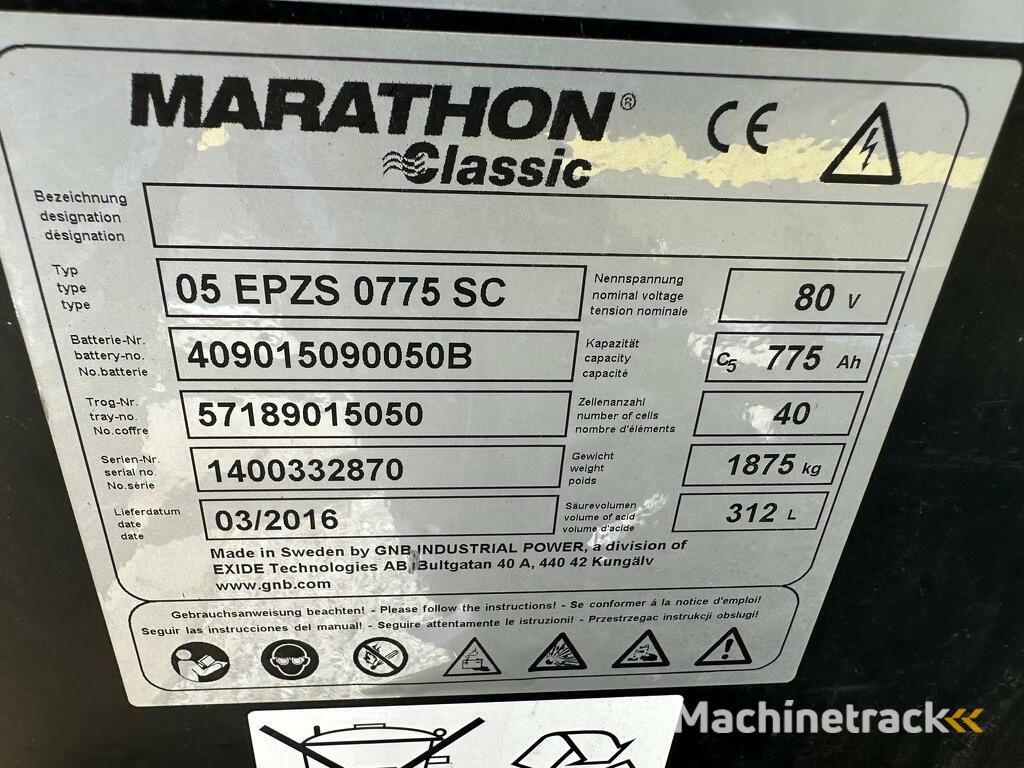 VS-22106 Elektrische Duplex heftruck Still RX60-25 Vorkenspreider