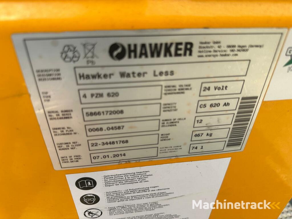 VS-22352 Elektrische palletwagen Jungheinrich ECE 225 XL lange lepels