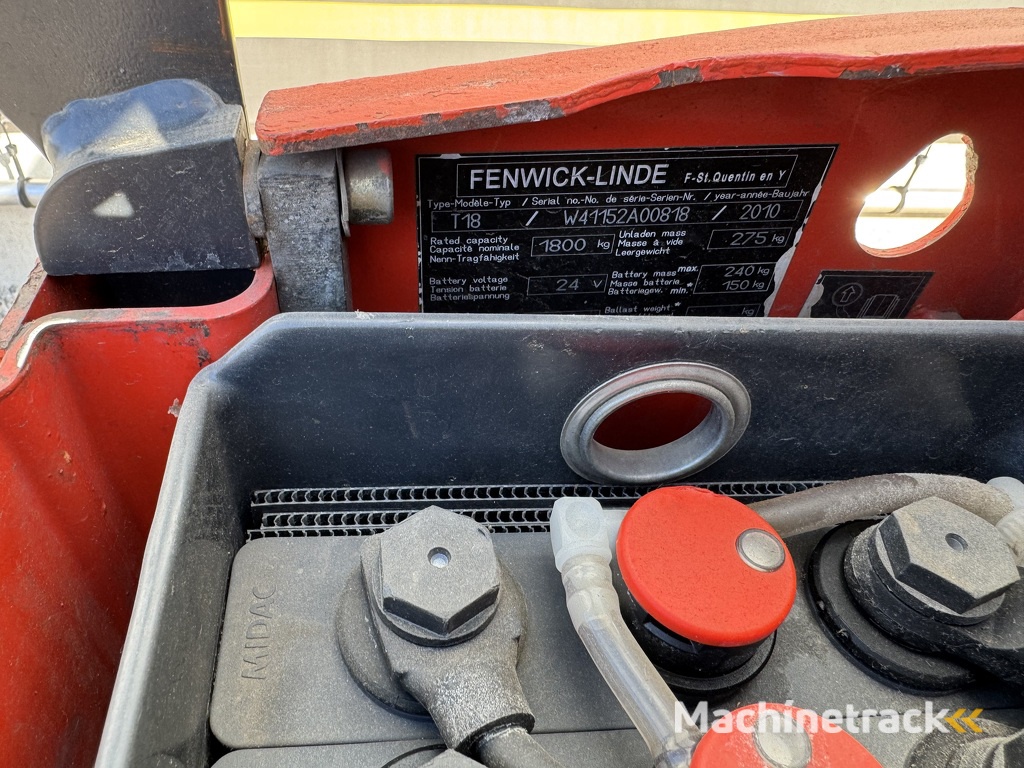 VS-22323 Elektrische palletwagen linde T18 BJ2010 FRUITREK