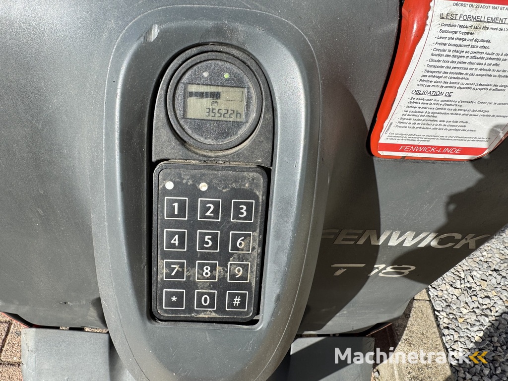 VS-22323 Elektrische palletwagen linde T18 BJ2010 FRUITREK