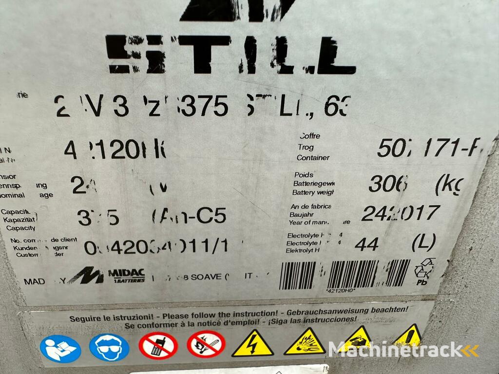 VS-22424  Elektrische triplex stapelaar Still EXVSF14 5016mm