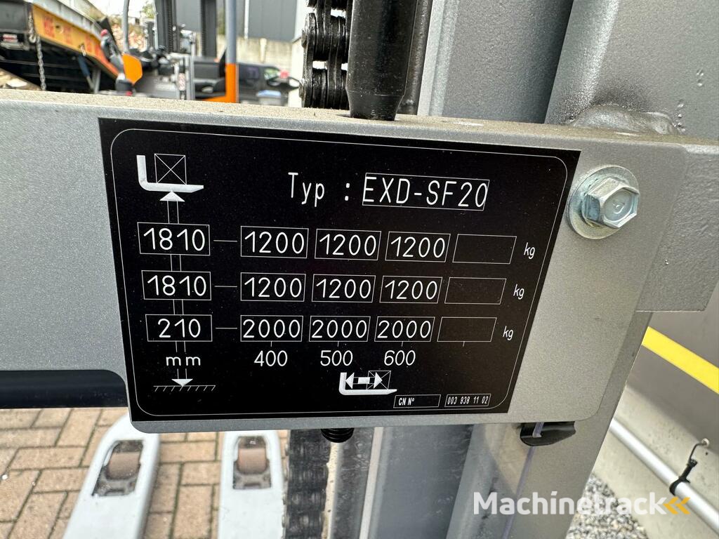 VS-22426 Elektrische DUO stapelaar Still bj2021 1.724mm weinig uren