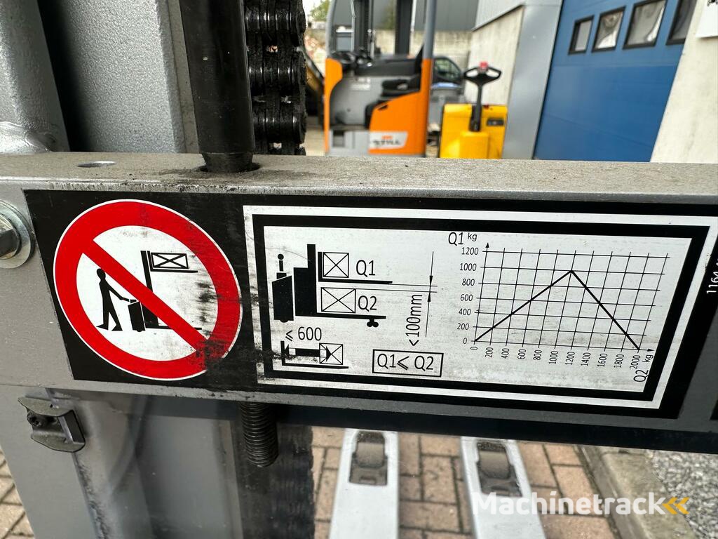VS-22425 Elektrische DUO stapelaar Still bj2021 1.724mm weinig uren