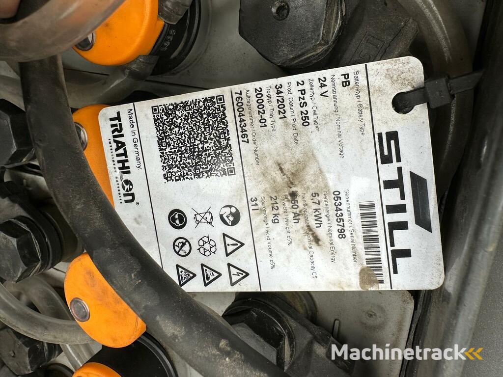 VS-22425 Elektrische DUO stapelaar Still bj2021 1.724mm weinig uren